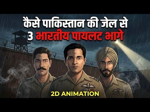 Thumbnail for Kaise Pakistan Ki Jail Se Bhage 3 Indian Pilots | 2D Animation by AniDoc