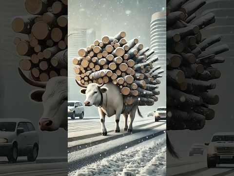 Thumbnail for Beautiful story of hardworking cow and monkey #shorts #animals #trendingshorts  #ytshorts #viral #ai by Animal's Journey