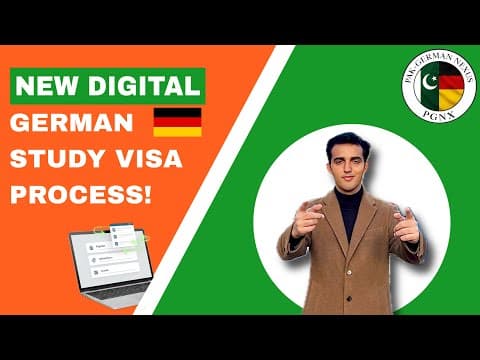 Thumbnail for How to apply for German Student Visa on NEW Portal (Appointment System) by PAK GERMAN NEXUS