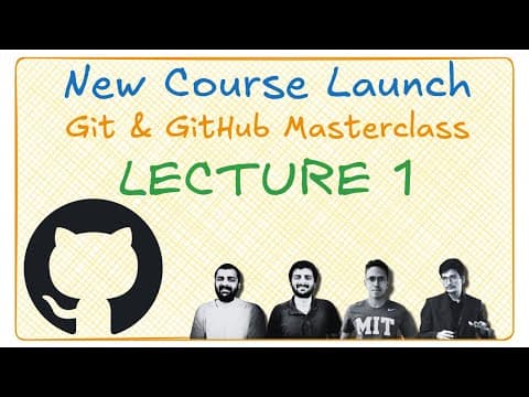 Thumbnail for Git and GitHub masterclass | Introduction to beginners [Lecture 1] by Vizuara