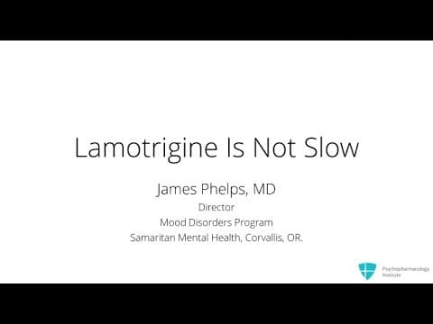Thumbnail for Lamotrigine for Bipolar Disorder by Psychopharmacology Institute