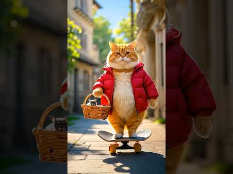 Thumbnail for Orange Cat Crazy # Cat AI Video # Cat Chef Puff # Cat Meme Theater # Cat Daily by 杨杨AI