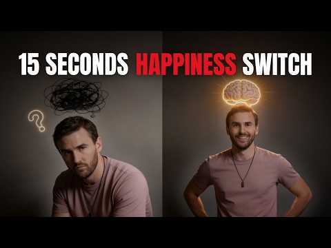 Thumbnail for Brain Tricks That Make You Happier in 15 Seconds by The Mindset Mentor Podcast