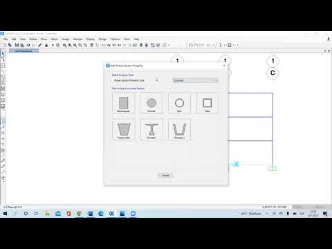 Thumbnail for PORTICO CONCRETO ARMADO   ESTRUCTURA I video tutorial SAP 2000 by Rebeca Nathalia Sulca Rueda