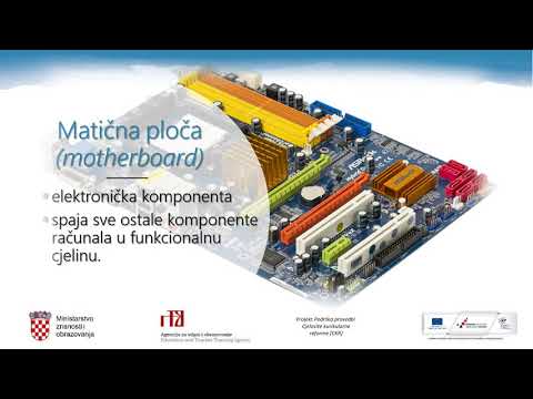 Thumbnail for Informatika 1. r. SŠ - Osnovni dijelovi računala by i-nastava