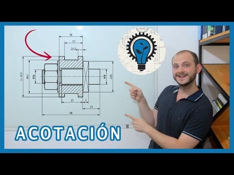 Thumbnail for DIBUJO TÉCNICO | Principios Generales de la ACOTACIÓN | ¿Cómo Acotar Planos? by Matías G. Ottini | Ingeniería y Diseño