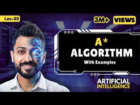 Thumbnail for Lec-20: A* algorithm in AI (artificial intelligence) in HINDI | A* algorithm with example by Gate Smashers