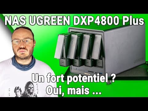 Thumbnail for NAS UGREEN DXP 4800 Plus - Le test vérité que vous ne verrez pas ailleurs - Avis Review Présentation by Hugo FORTIER : Tech / Tests / Vulgarisation