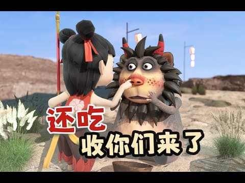 Thumbnail for 牛貓王：不好了，哪吒來救唐僧啦！！爆笑《呆話西遊》 by DaihuaXiyou 呆話西遊 