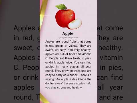 Thumbnail for Learn English through Story || Apple || Shorts Stories by English Story Corner