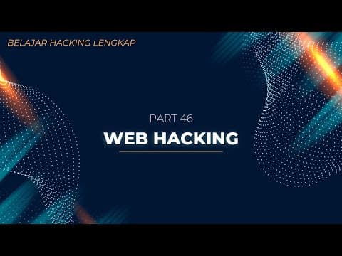 Thumbnail for Belajar Ethical Hacking Lengkap (Part 46) || Web penetration testing by Python Project