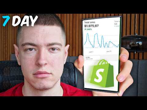 Thumbnail for I Tried Shopify Dropshipping For 7 Days (Realistic Results) by Marko