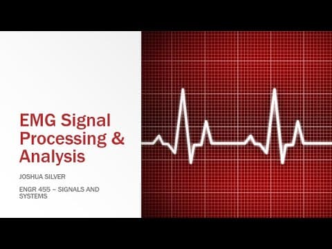 Thumbnail for EMG Signal Processing & Analysis by Jocelyn Silver