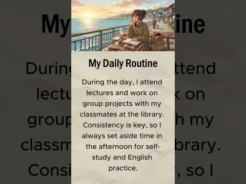 Thumbnail for My University Daily Routine: Essential English Habits by StoryWise English