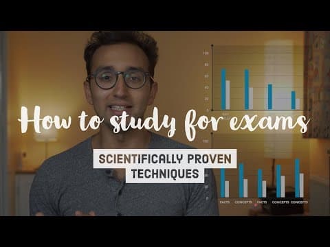 Thumbnail for How to study for exams - Evidence-based revision tips by Ali Abdaal