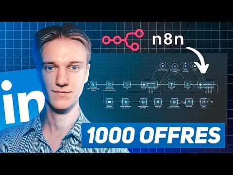 Thumbnail for Répondre à 1000 offres d’emploi LinkedIn en quelques minutes avec N8N (Template Gratuit) by Baptiste Simard - IA