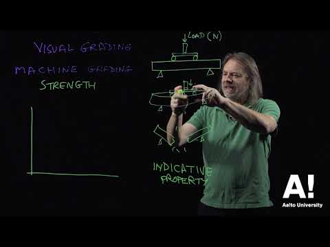 Thumbnail for Timber grading (1) Strength testing, stress and strain by Aalto University - Wood Science
