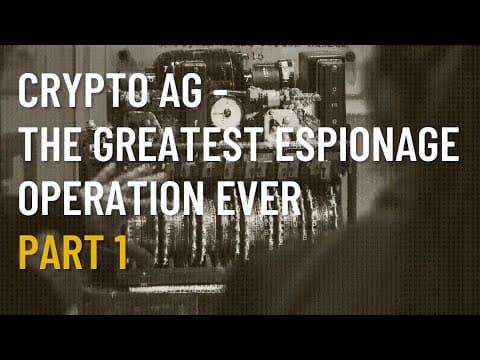 Thumbnail for Crypto AG – The Greatest Espionage Operation Ever, Part 1 | Malicious Life by Malicious Life