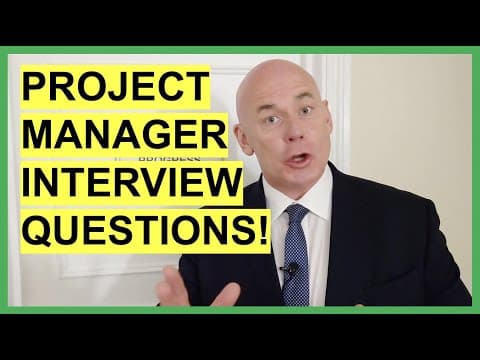 Thumbnail for PROJECT MANAGER Interview Questions & ANSWERS! (How to PASS a Project Management Job Interview!) by CareerVidz