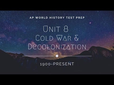 Thumbnail for AP World History Modern: Unit 8 Review by Stephanie Gorges
