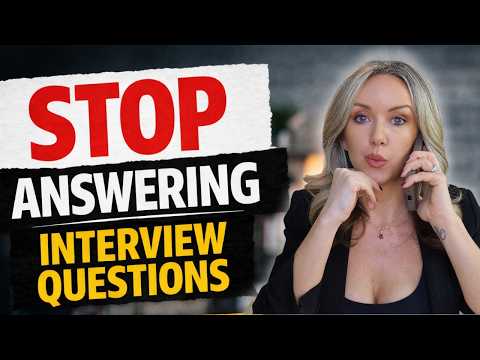 Thumbnail for Stop Answering Interview Questions (Do This Instead) by Career Growth With Lucy