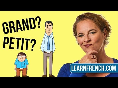 Thumbnail for 25 Useful French Adjectives and their Opposites by Learn French With Alexa