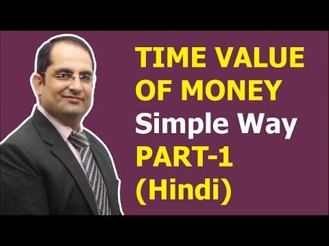 Thumbnail for what is time value of money formula & meaning class 1 for ca/cma/cs/mba/b.com/finance courses by CMA Chander Dureja