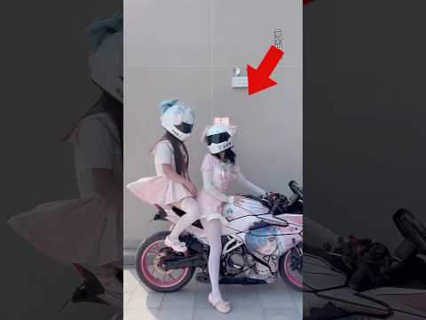 Thumbnail for The girl decided to learn motorcycles by herself.#shorts by Joy Scope