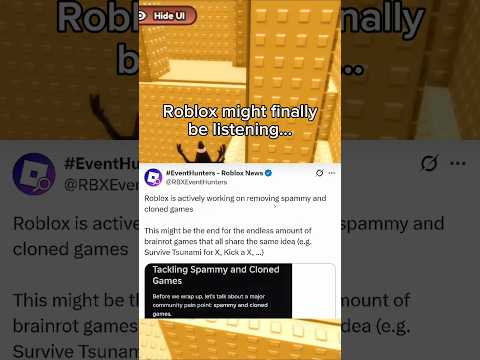 Thumbnail for Is Roblox finally listening..? 🤔 by Novixia