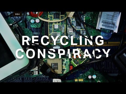 Thumbnail for The dark side of electronic waste recycling by Verge Science