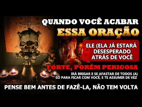 Thumbnail for ORAÇÃO FORTE E PESSADA PARA AMARRAR DE VEZ A PESSOA AMADA. PRENDE E DOMINA A PESSOA NA MESMA HORA by CANAL ORAÇÕES E MAGIAS PODEROSAS!