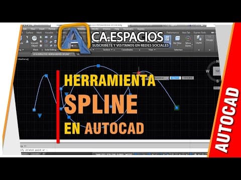 Thumbnail for COMO UTILIZR LA HERRAMIENTA SPLINE EN AUTOCAD by ACA.ESPACIOS