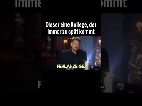 Thumbnail for Dieser eine Kollege, der immer zu spät kommt #fake #ki #satire #xfactor by Schlantologie