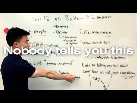 Thumbnail for The best interview advice you never got (get into Google, BCG, top 1% roles) by Matt Huang