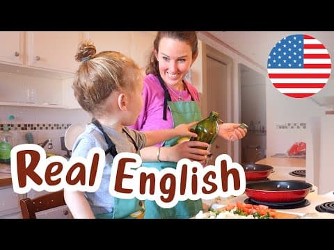 Thumbnail for Cook with us in American English ❤️ (*subtitles*) by English with Brittany
