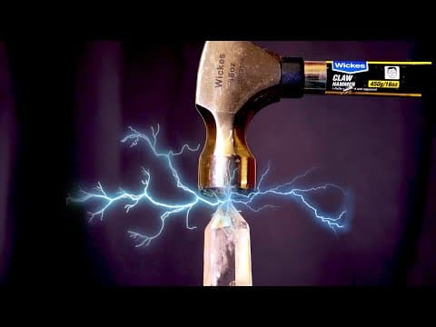 Thumbnail for Piezoelectricity - why hitting crystals makes electricity by Steve Mould
