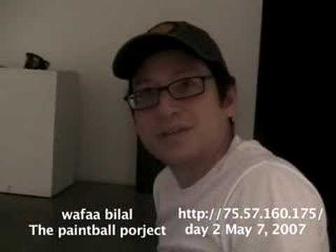 Thumbnail for paintball project day 2 by wafaa bilal
