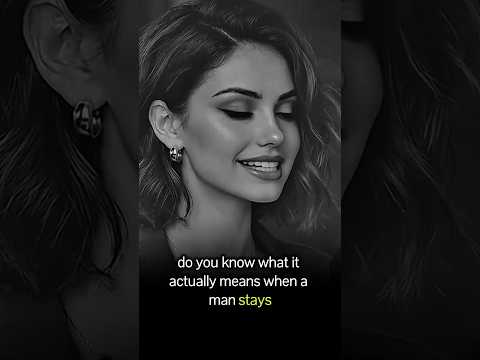 Thumbnail for Do You Know What it Actually Mean When A Man Stays 🤔 • #relationship #motivation #inspiration by Life lessons-g8e