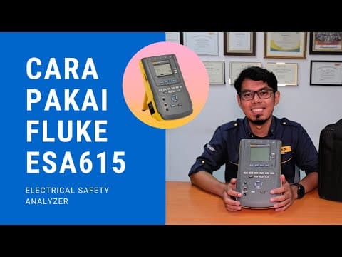 Thumbnail for Cara Pakai Fluke ESA 615 Electrical Safety Analyzer (Bahasa Indonesia) | PT. Quantum Inti Akurasi by Quantum Inti Akurasi