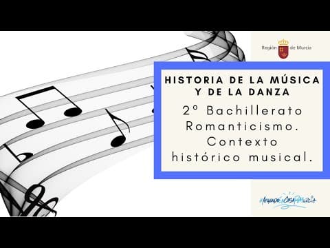Thumbnail for ROMANTICISMO. CONTEXTO HISTÓRICO MUSICAL by AprendoEnCasaRMurcia