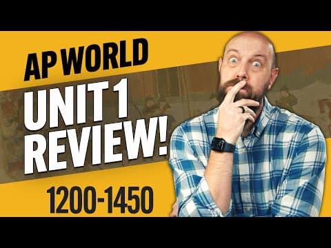 Thumbnail for AP World UNIT 1 REVIEW (Everything you NEED to KNOW!) by Heimler's History