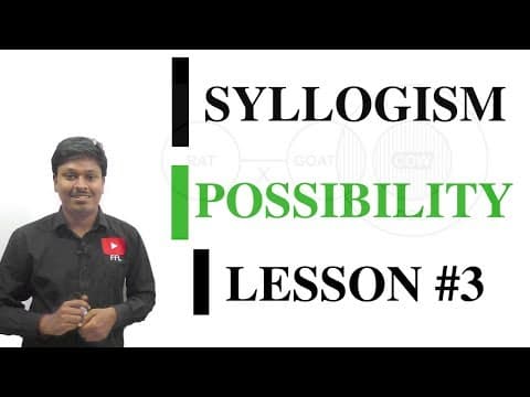 Thumbnail for SYLLOGISM LESSON#3_POSSIBILITY by Feel Free to Learn