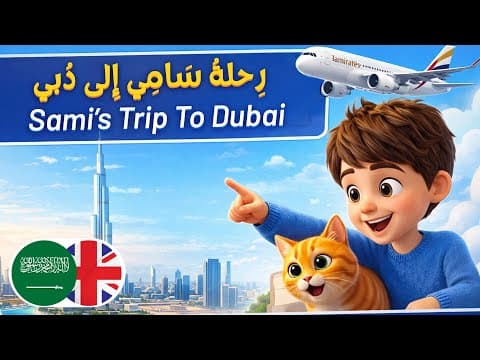 Thumbnail for Arabic Listening Practice | Easy Story with Sami and Basbous by Learn Arabic Through Stories