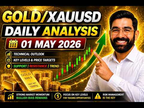Thumbnail for GOLD/XAUUSD DAILY LIVE ANALYSIS IN PASHTO 01 May 2026 | GOLD BUY OR SELL? #XAUUSD #gold #goldprice by SwatFxCrypto