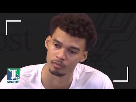 Thumbnail for Victor Wembanyama parle de la saison NBA des Spurs by TJ Sports: Extra!