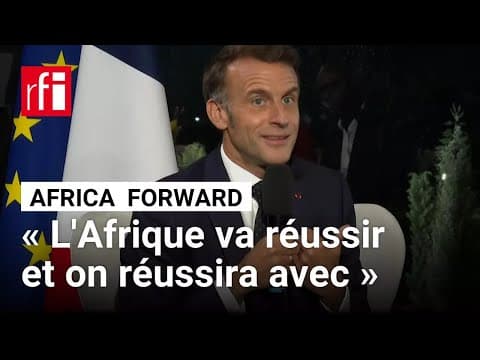 Thumbnail for « L'Afrique va réussir et on réussira avec », dit Emmanuel Macron sur RFI, France 24 et TV5 Monde by RFI