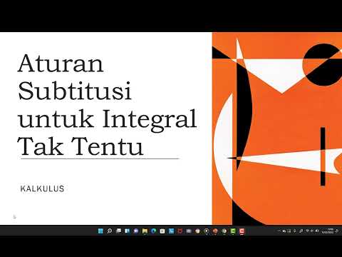 Thumbnail for KALKULUS: ATURAN SUBTIRUSI PADA INTEGRAL TAK TENTU by MATEMATIKA UP