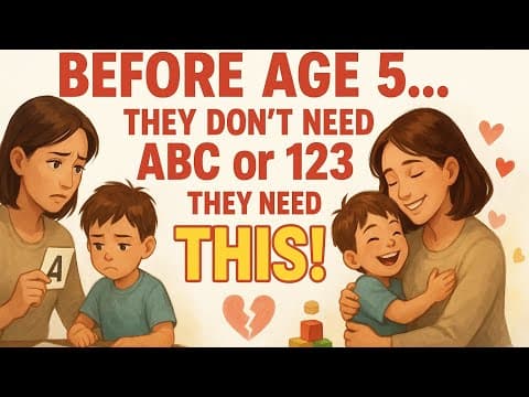 Thumbnail for Before Age 5, Your Child Doesn’t Need ABC or 123 — They Need THIS! by Parenting Hacks