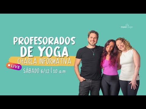 Thumbnail for Charla informativa Profesorados 2026 by Maas Yoga