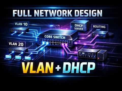 Thumbnail for مشروع كامل Network Design (Core Switch + 9 Floors) | Cisco Packet Tracer by Dev Zone